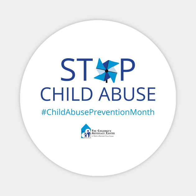 Stop child abuse Magnet by Children's Advocacy Center